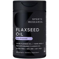 Sports Research Organic Flaxseed Oil Softgels 1242mg - Plant Based Omega 3 Supplement with 720mg ALA for Women & Men - Non-GMO, Soy & Gluten Free (200 Count) - Maple Wellness Supplements