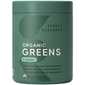 Sports Research® Organic Greens Superfood Powder w/Spirulina & Chlorella, Adaptogens, Enzymes, Probiotics & 8 VIT Bs for Gut & Mood Support* - Vegan, Sugar-Free & Low-Cal Original 20 Servings - Maple Wellness Supplements