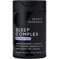 Sports Research® Sleep Complex- Melatonin-Free Vegan Capsules - with Valerian Root, GABA, L-Theanine, Magnesium & 5-HTP - 30 Servings - Maple Wellness Supplements