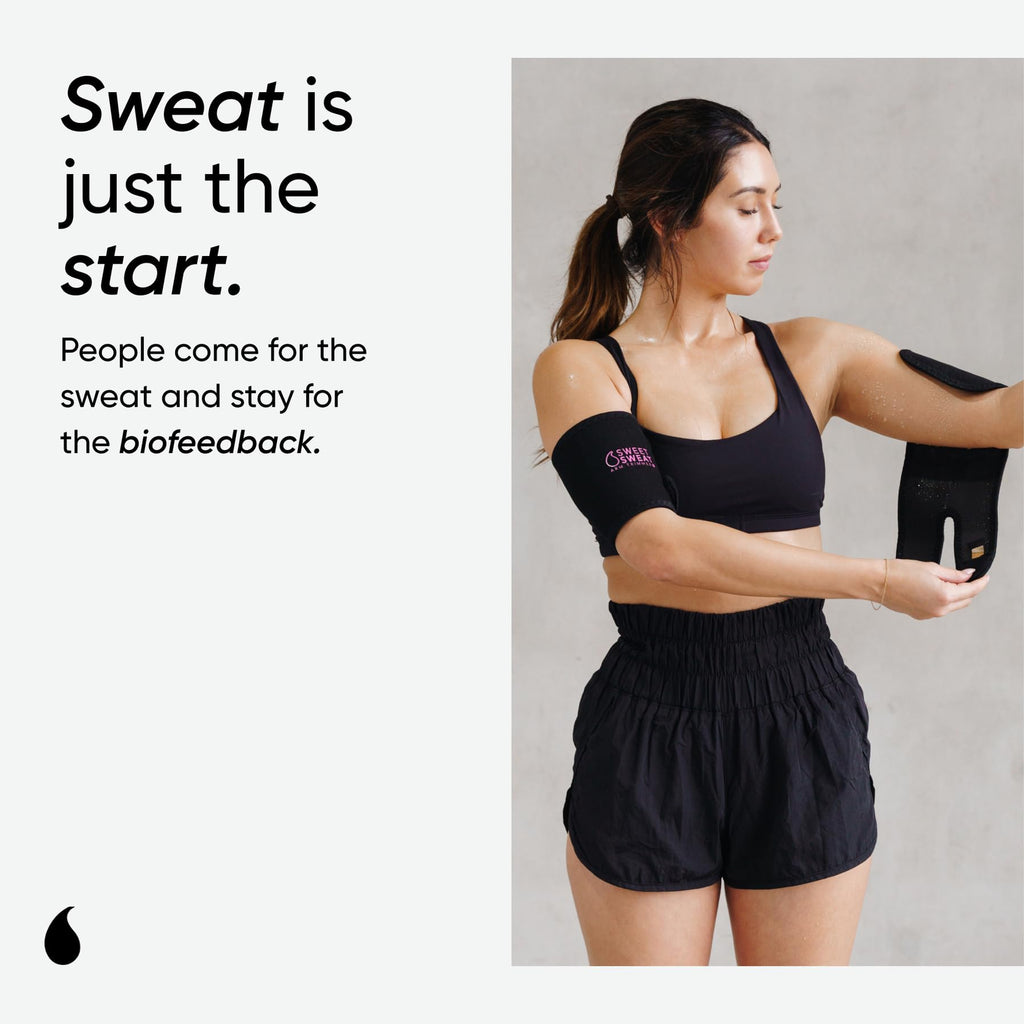 Sports Research Sweet Sweat® Arm Trimmers - Premium Sweat-Enhancing Arm Wraps for Women & Men - 3 Adjustable Sizes - Maple Wellness Supplements