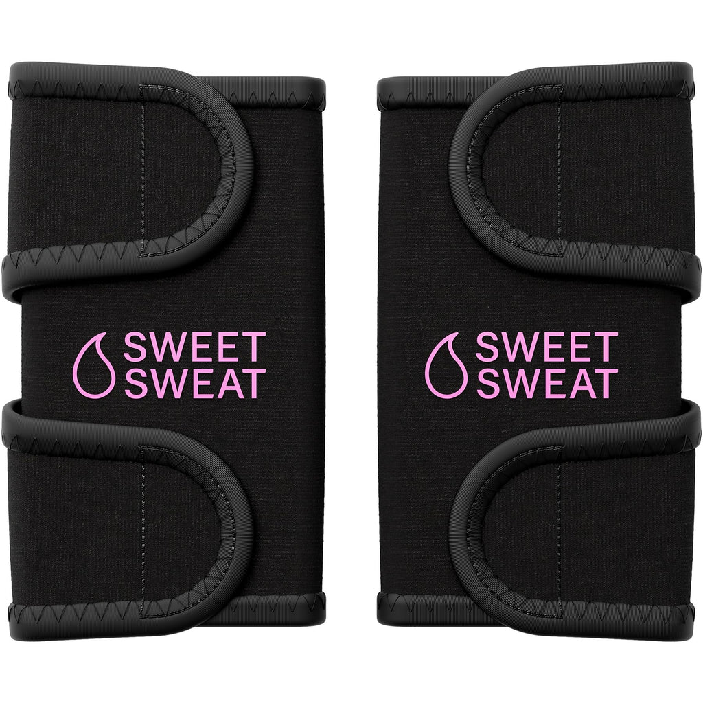 Sports Research Sweet Sweat® Arm Trimmers - Premium Sweat-Enhancing Arm Wraps for Women & Men - 3 Adjustable Sizes - Maple Wellness Supplements