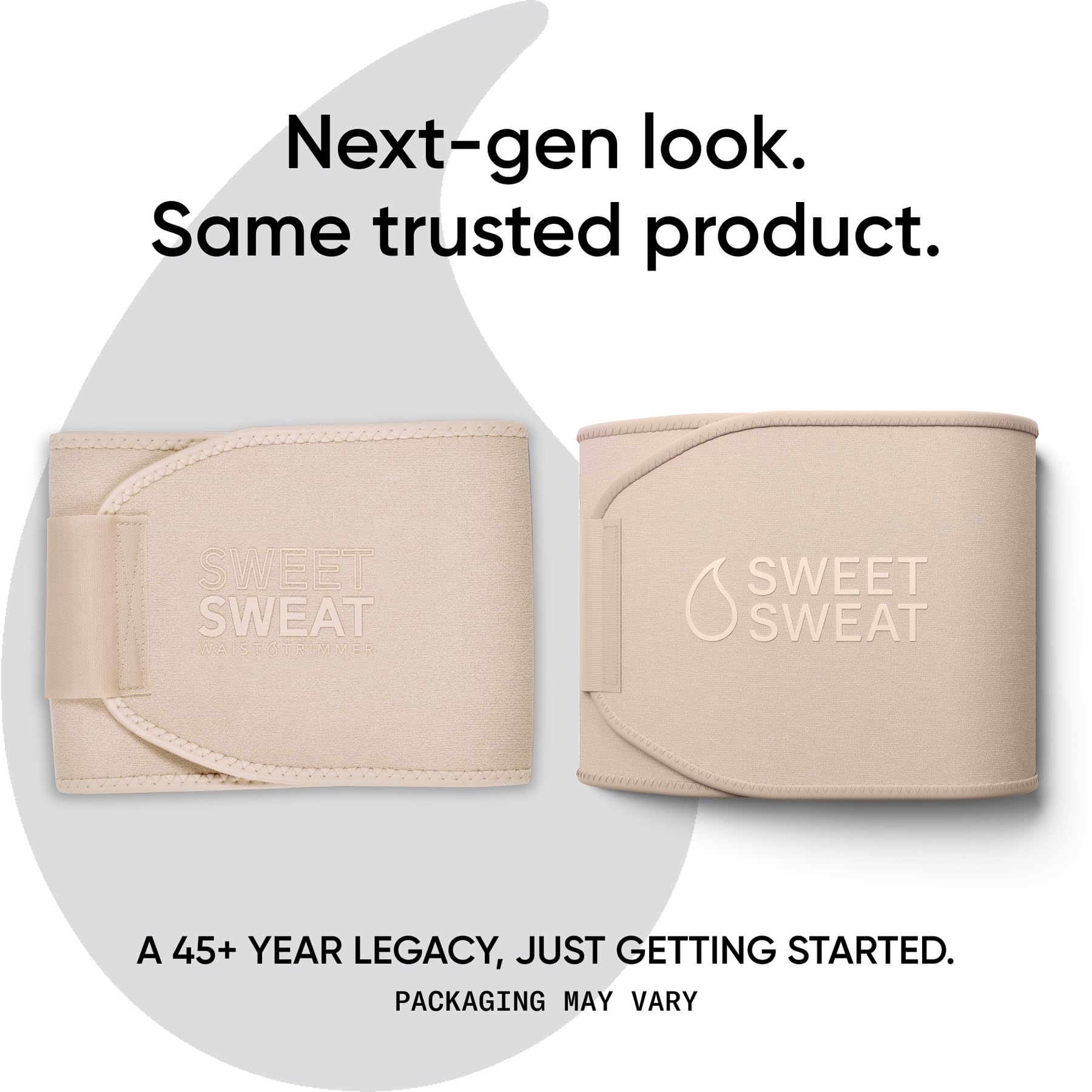 Sports Research Sweet Sweat Toned Waist Trimmer for Women and Men | Premium Waist Trainer Belt to 'Tone' your Stomach Area (Quartz, Small) - Maple Wellness Supplements