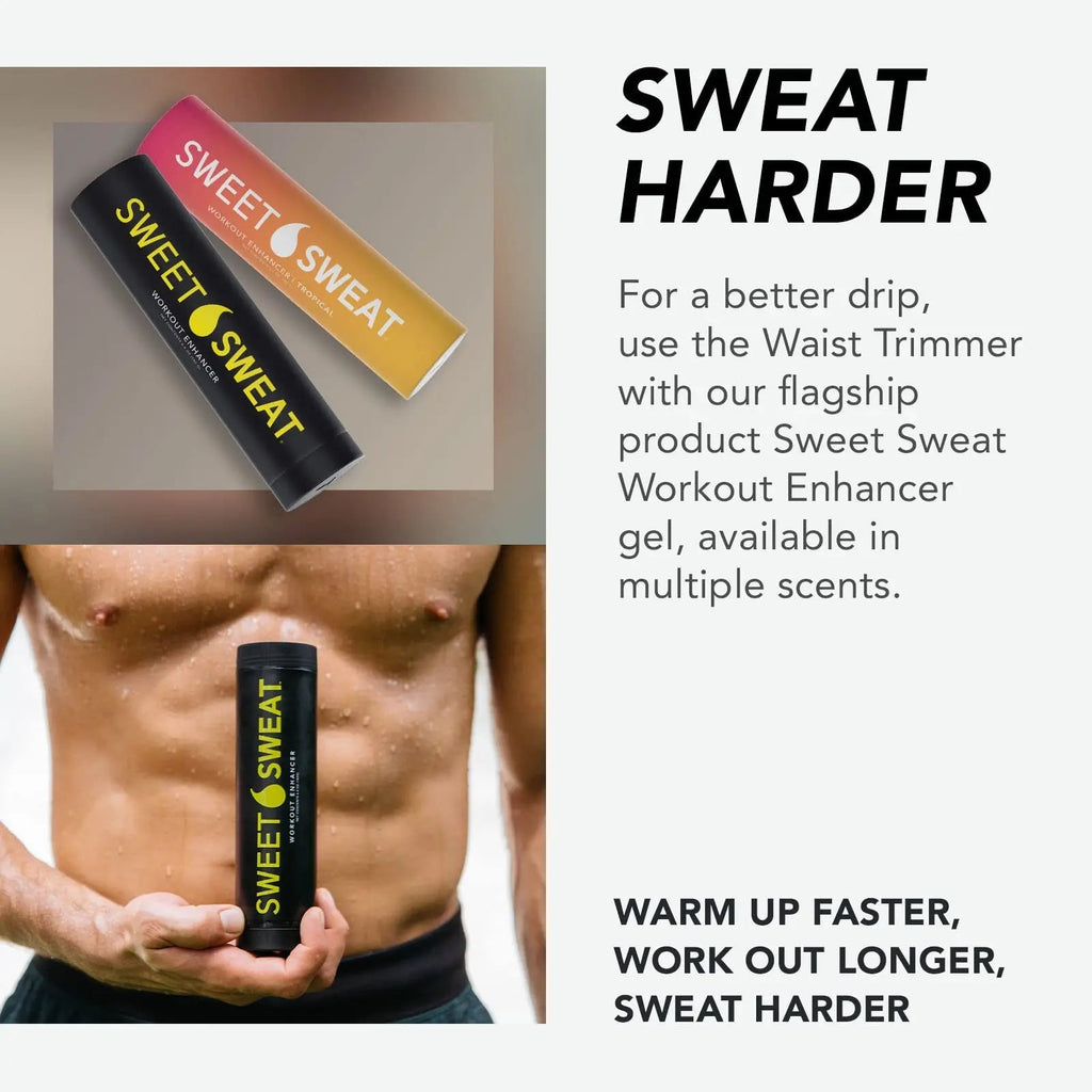 Sports Research Sweet Sweat Waist Trimmer Get More from Your Workout - Medium - TrustMedUSA