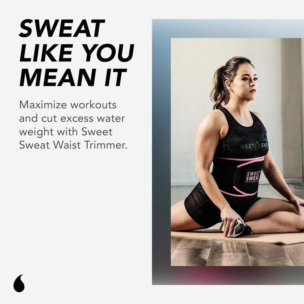 Sports Research Sweet Sweat Waist Trimmer Get More from Your Workout - Medium - TrustMedUSA