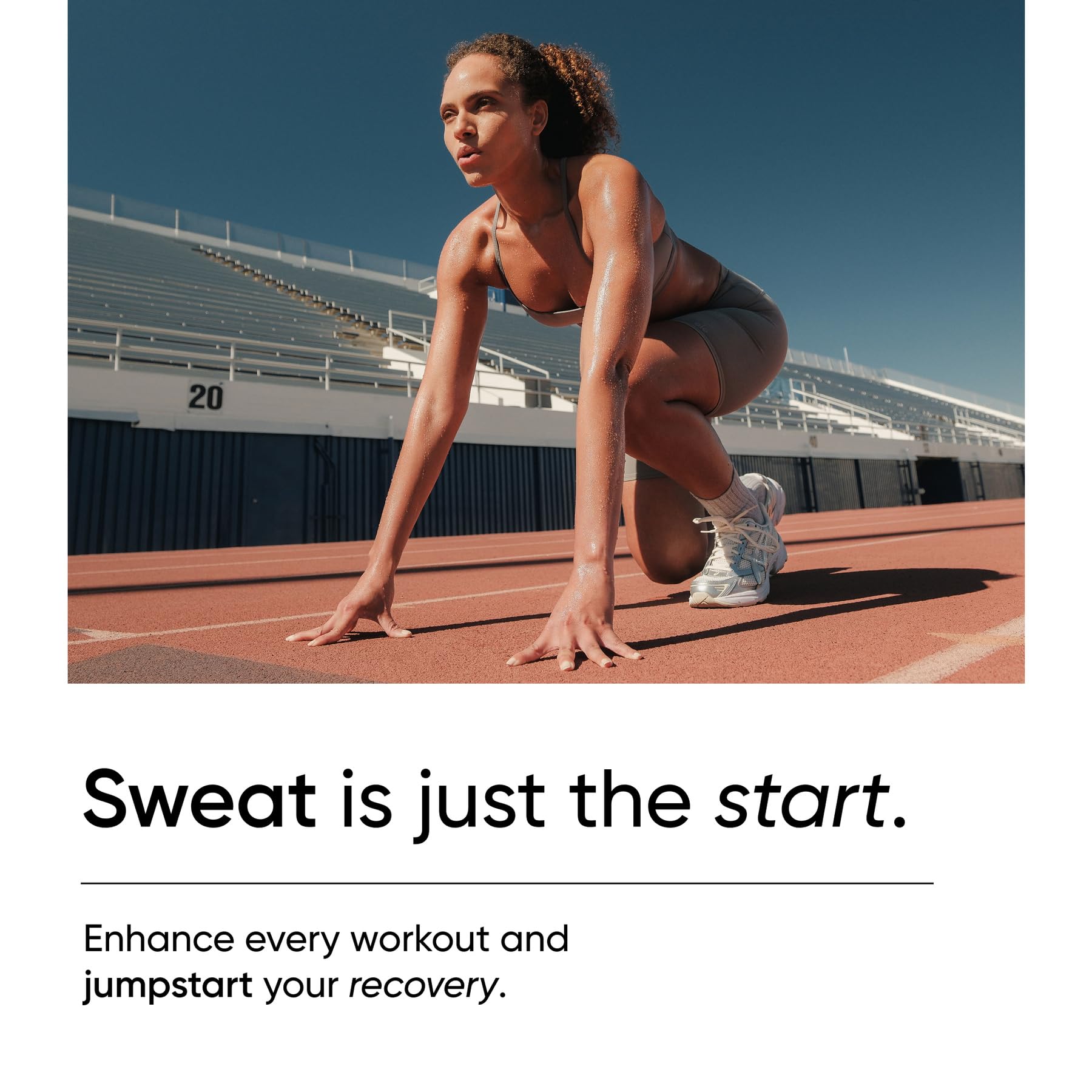 Sports Research Sweet Sweat Workout Enhancer Roll-On Gel Stick - Sweat Harder and Faster, Helps Promote Water Weight Loss, Use with Sweet Sweat Waist Trimmer - Maple Wellness Supplements