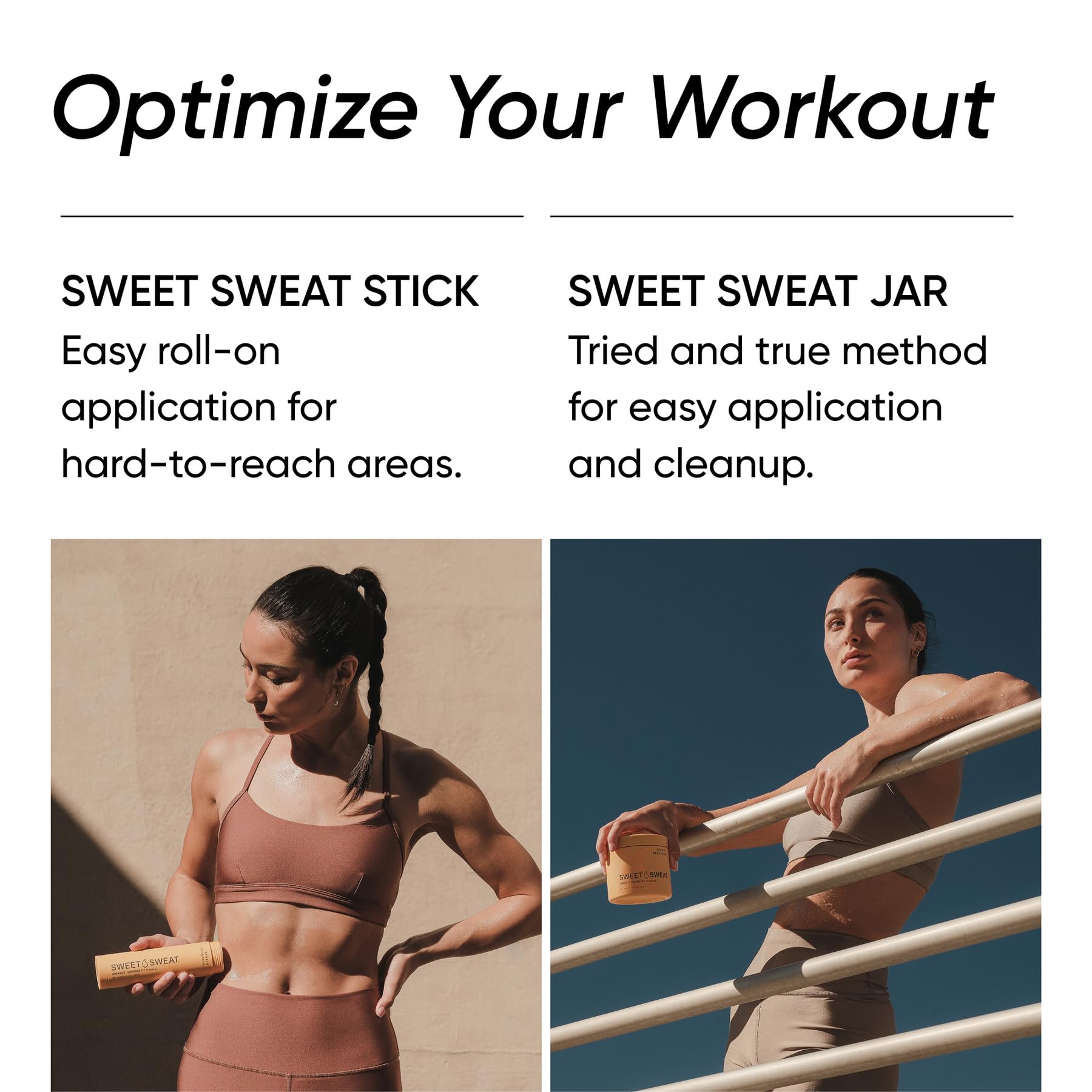 Sports Research Sweet Sweat Workout Enhancer Roll-On Gel Stick - Sweat Harder and Faster, Helps Promote Water Weight Loss, Use with Sweet Sweat Waist Trimmer - Maple Wellness Supplements