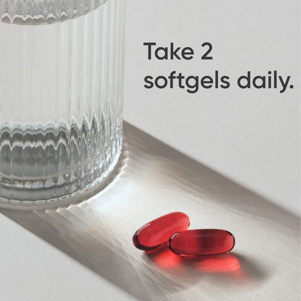 Sports Research® Total Omega-3 Fish Oil 2200mg - Made from Antarctic Krill w/Astaxanthin, Wild Sockeye Salmon & Alaska Pollock - 960mg of EPA & DHA - 120 Softgels - Maple Wellness Supplements