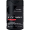 Sports Research Triple Strength Vegan Astaxanthin Supplement from Algae - Plant Based Softgels for Antioxidant Activity, Skin & Eye Health - Non-GMO Verified, Made with Coconut Oil - 12mg, 60 Count - Maple Wellness Supplements