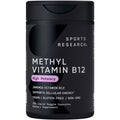 Sports Research® Vitamin B12 as Methylcobalamin 2000mcg - Plant Based B12 w/Coconut MCT Oil for Energy Metabolism Support - Vegan Certified · Non-GMO · Gluten Free - 120 Liquid Caps - Maple Wellness Supplements