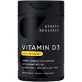Sports Research Vitamin D3 5000 IU with Coconut MCT Oil - High Potency Vitamin D Supplement for Immune & Bone Support - Non-GMO Verified, Gluten & Soy Free – 125mcg, 360 Liquid Softgels - Maple Wellness Supplements