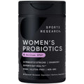 Sports Research Women's Probiotics with Prebiotics, 65 Billion CFU - Vegan Capsules for Gut Health & Digestive Support, Probiotics for Women with Cranberry - Non-GMO Verified & Gluten Free - 30 Count - Maple Wellness Supplements