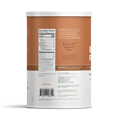 Sprout Living Epic Protein, Plant Based Protein & Superfoods Powder, Chocolate Maca - TrustMedUSA