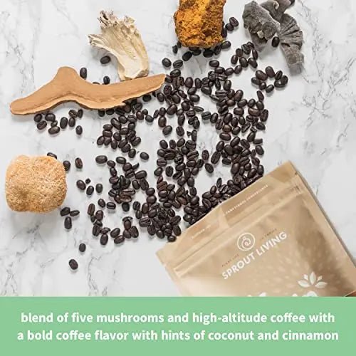Sprout Living, Epic Protein, Plant Based Protein & Superfoods Powder, Complete Coffee - TrustMedUSA