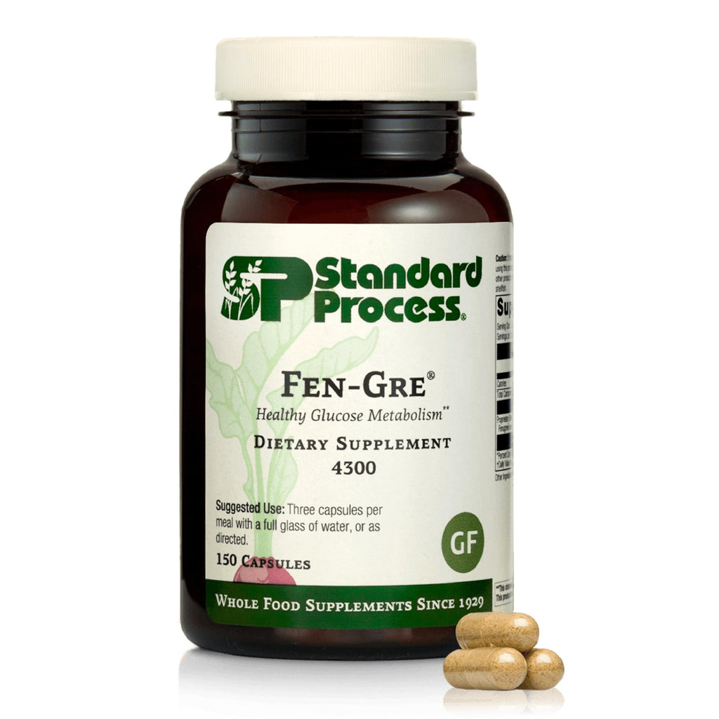 Standard Process Fen-Gre - Supports Respiratory Support & Healthy Metabolism - Aids Healthy Levels of Mucus & Phlegm - Supports Lung Health & Bronchial Tubes - Gluten-Free & Non-Dairy - 150 Capsules - TrustMedUSA