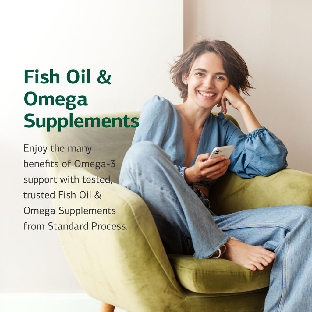 Standard Process Olprima DHA - Omega-3 Supplement for Heart & Brain Health - Gluten-Free, Non-Dairy & Non-Soy - 60 Softgels (30 Servings) - TrustMedUSA