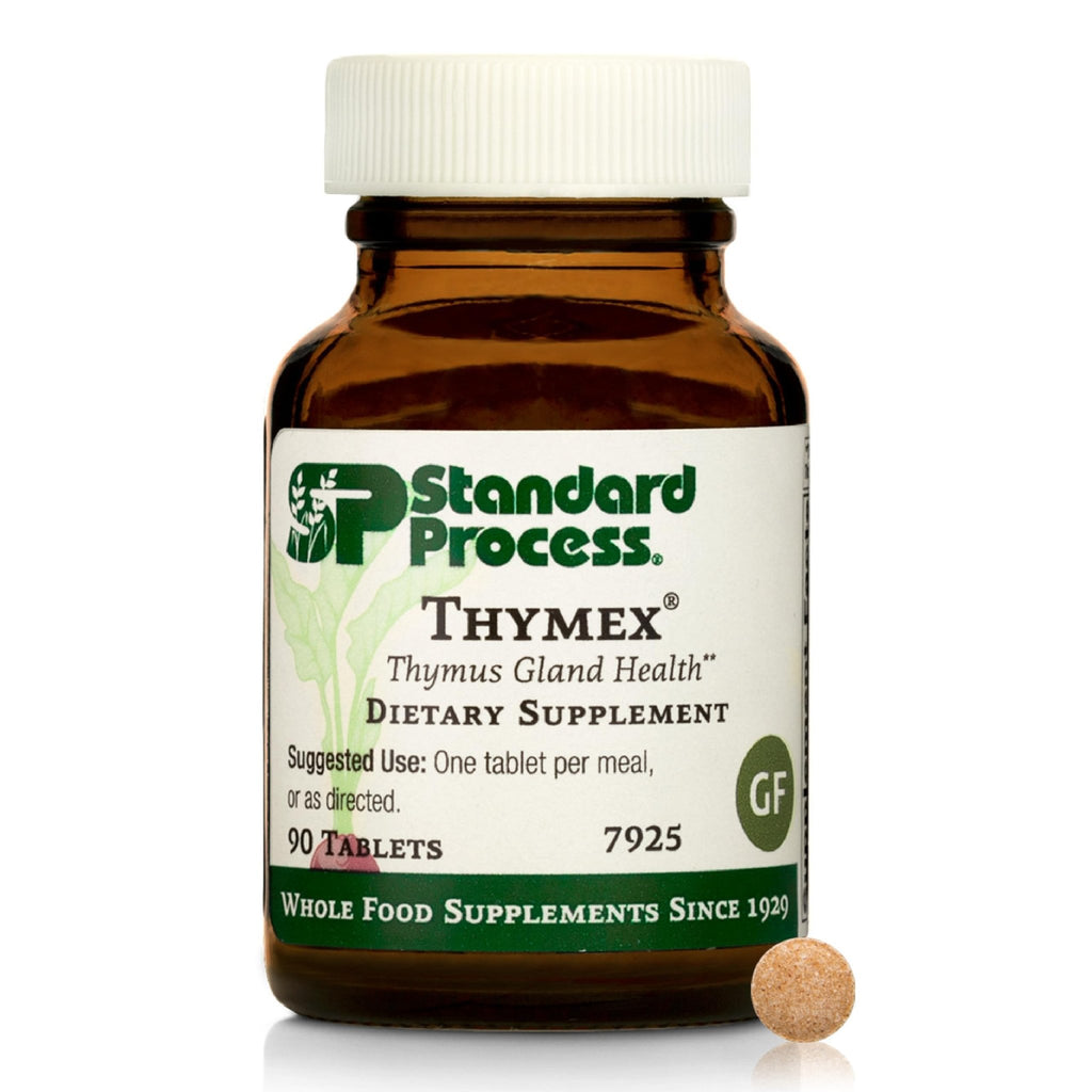 Standard Process Thymex - Cytosol Extract Dietary Supplement for Immune Health - Gluten-Free, Non-Dairy, & Non-Soy - 90 Tablets (90 Servings) - TrustMedUSA