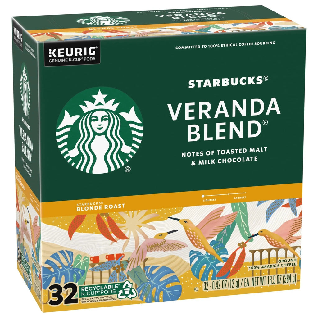 Starbucks Veranda Blend Coffee K-Cups,4/24 Pack-96 K-Cups - TrustMedUSA