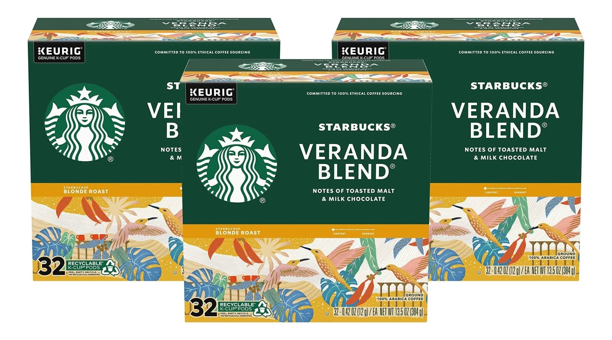 Starbucks Veranda Blend Coffee K-Cups,4/24 Pack-96 K-Cups - TrustMedUSA