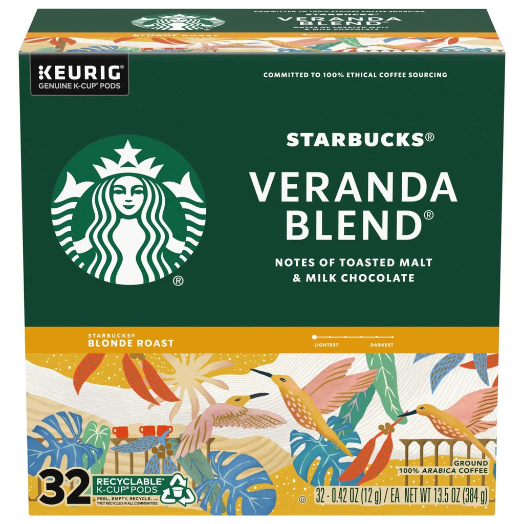 Starbucks Veranda Blend Coffee K-Cups,4/24 Pack-96 K-Cups - TrustMedUSA