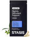 STASIS Nighttime Supplement for Men & Women with Magnesium, Melatonin, Zinc & Botanical Extracts, Evening Routine Support Capsules for Bedtime Use, Vegan, Non GMO, 25 Servings, 1 Month Supply - TrustMedUSA