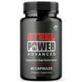 Steel Power Capsules, Official Steel Power for Men with All Natural Ingredients, Advanced SteelPower Men's Health and Wellness Vitamin Formula Pills with Maximum Strength Multivitamins (60 Capsules) - TrustMedUSA