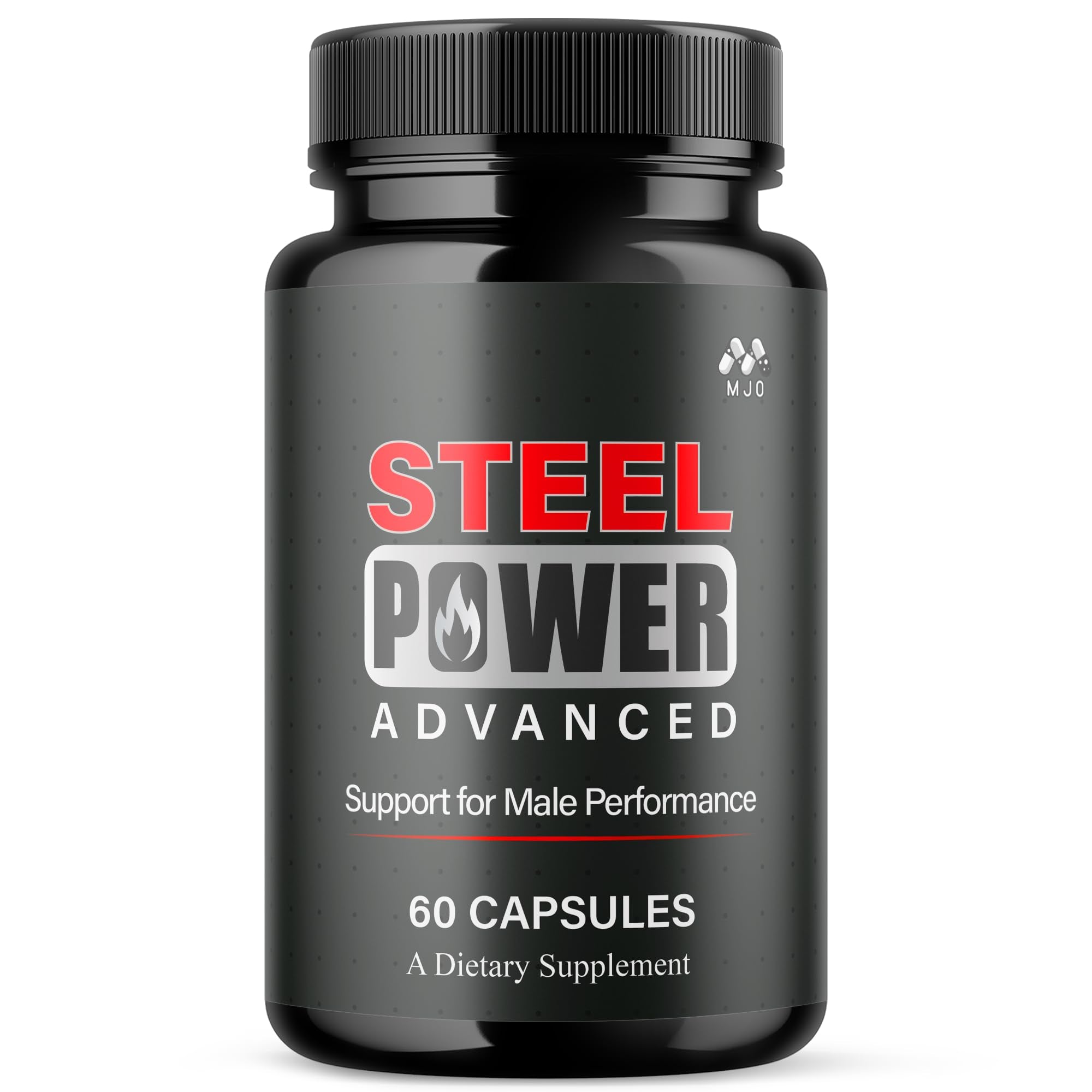 Steel Power Capsules, Official Steel Power for Men with All Natural Ingredients, Advanced SteelPower Men's Health and Wellness Vitamin Formula Pills with Maximum Strength Multivitamins (60 Capsules) - TrustMedUSA