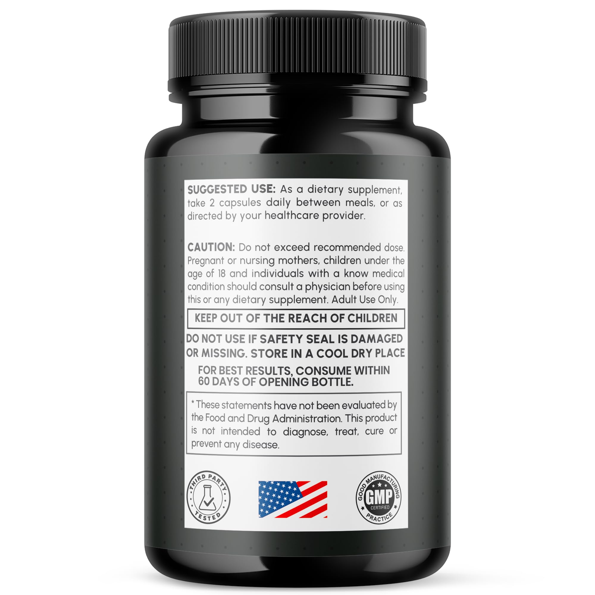 Steel Power Capsules, Official Steel Power for Men with All Natural Ingredients, Advanced SteelPower Men's Health and Wellness Vitamin Formula Pills with Maximum Strength Multivitamins (60 Capsules) - TrustMedUSA