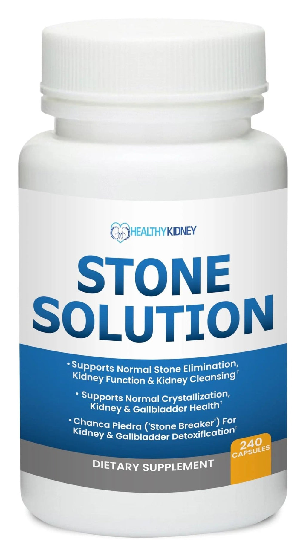 Stone Solution Capsules- Natural Dissolver, Kidney Stone Support & Kidney Cleanser Chanca Piedra Stone Breaker Gallbladder Cleanse, Flush & Stop Recurrence, Stone Relief 60 Servings - TrustMedUSA