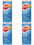 Stopain Pain Relief Roll On Gel 3oz (4 Pack) USA Made, Max Strength Fast Acting with MSM, Glucosamine, Menthol for Lower Back, Knee, Neck, HSA FSA Approved Topical Analgesic Products - TrustMedUSA