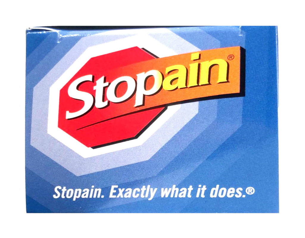 Stopain Pain Relief Roll On Gel 3oz (4 Pack) USA Made, Max Strength Fast Acting with MSM, Glucosamine, Menthol for Lower Back, Knee, Neck, HSA FSA Approved Topical Analgesic Products - TrustMedUSA