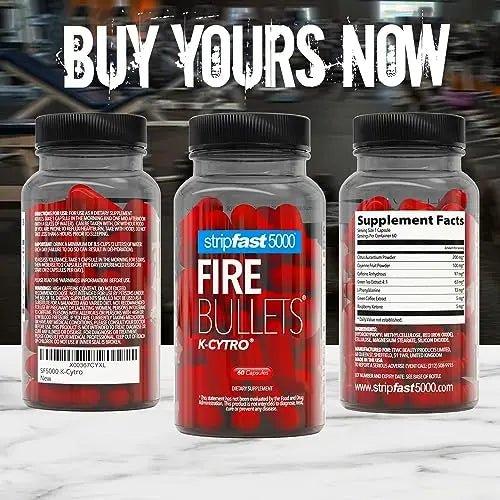 stripfast5000 Fire Bullet Capsules with K-CYTRO for Women and Men - TrustMedUSA