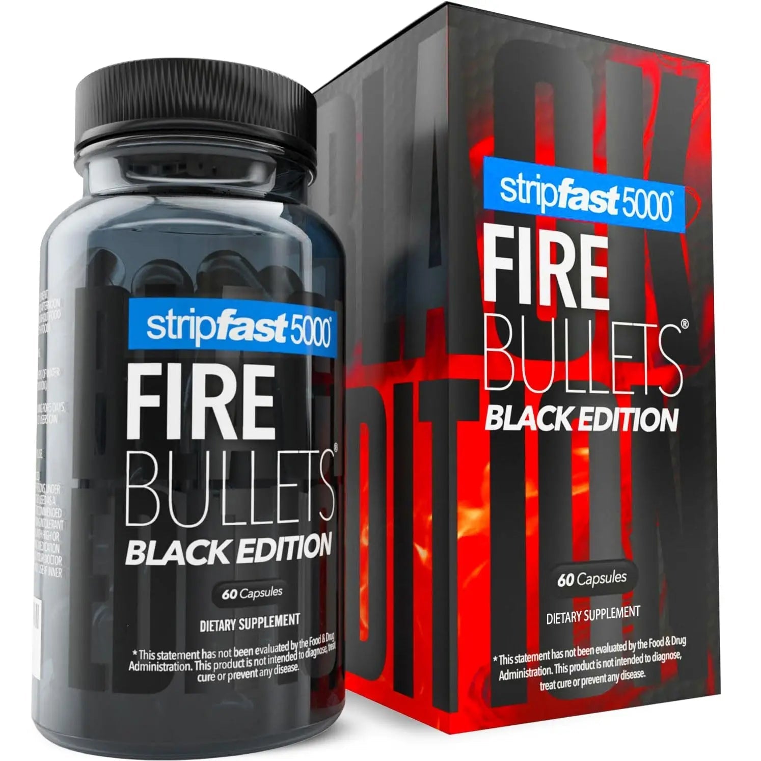 stripfast5000 Fire Bullets Max Strength Black Edition for Women and Men - TrustMedUSA