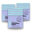 STRIPPIES Dissolvable Sleep Strips – Fast-Acting Melatonin 5mg with L-Theanine, Lavender, Chamomile, Hibiscus & Valerian – Natural Cranberry Flavor – 90 Strips - TrustMedUSA