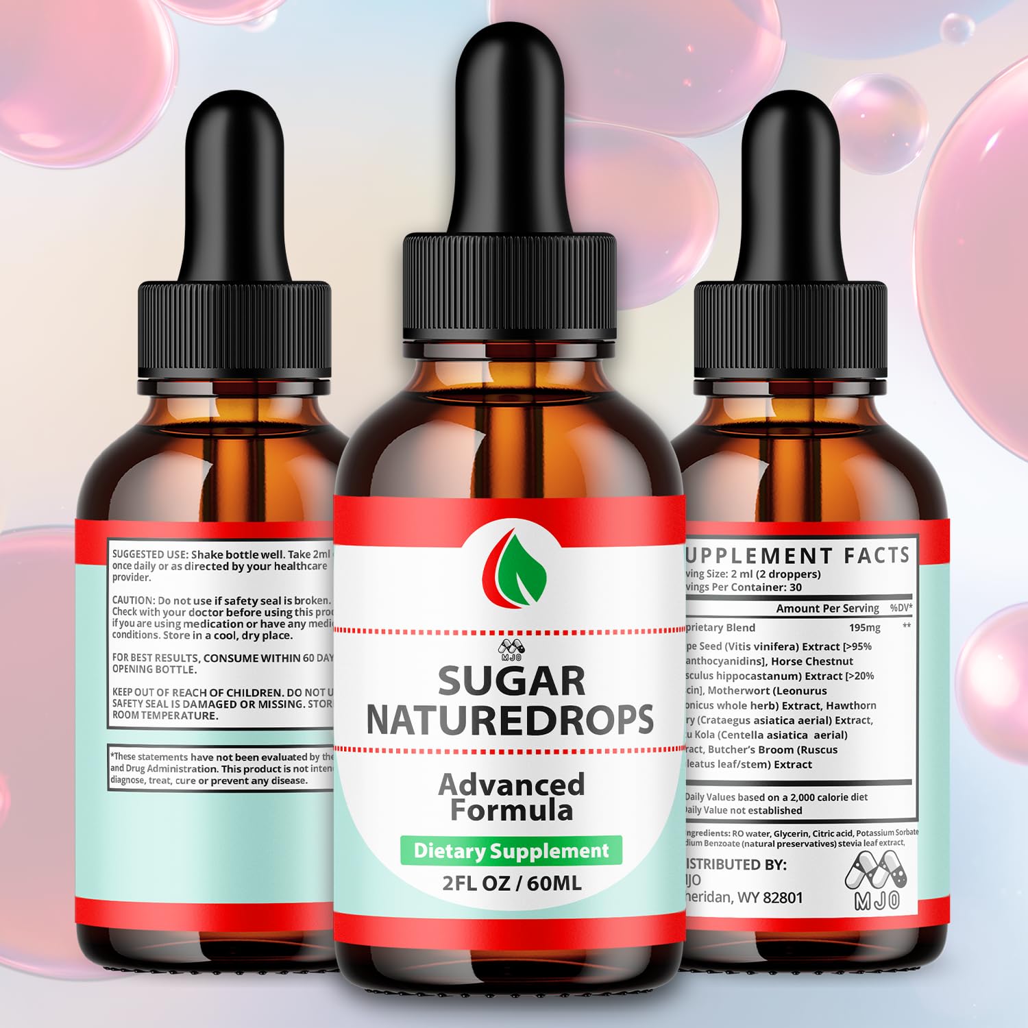 Sugar Nature Drops, Official SugarNature Blood Health Support Drops with All Natural Ingredients, Sugar Nature Liquid Supplement Optimal Health & Wellness Support with Premium Vitamins (30 Servings) - TrustMedUSA