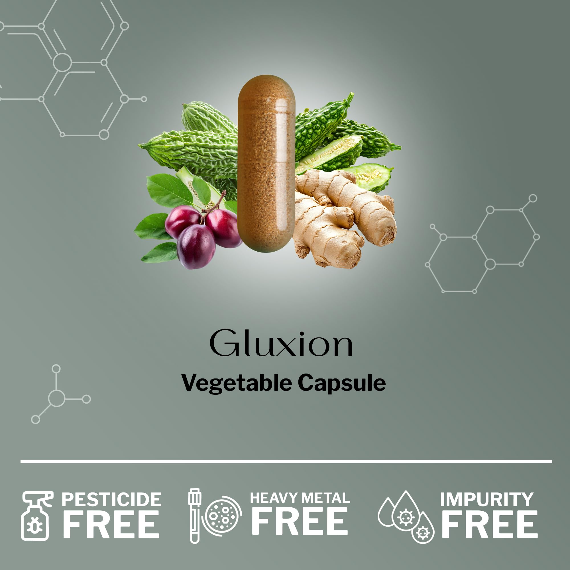 SugarMD GLUXION 3X Strength Formula | Advanced Botanical & Nutrient Blend for Spike Control| Vegan, Non-GMO, 180 Capsules - TrustMedUSA