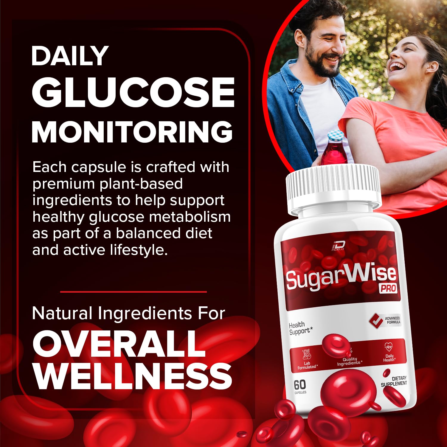 SugarWise Capsules – SugarWise Pro Natural Blend Daily Health Vitamins Supplement (5 Pack - 300 Capsules) - TrustMedUSA