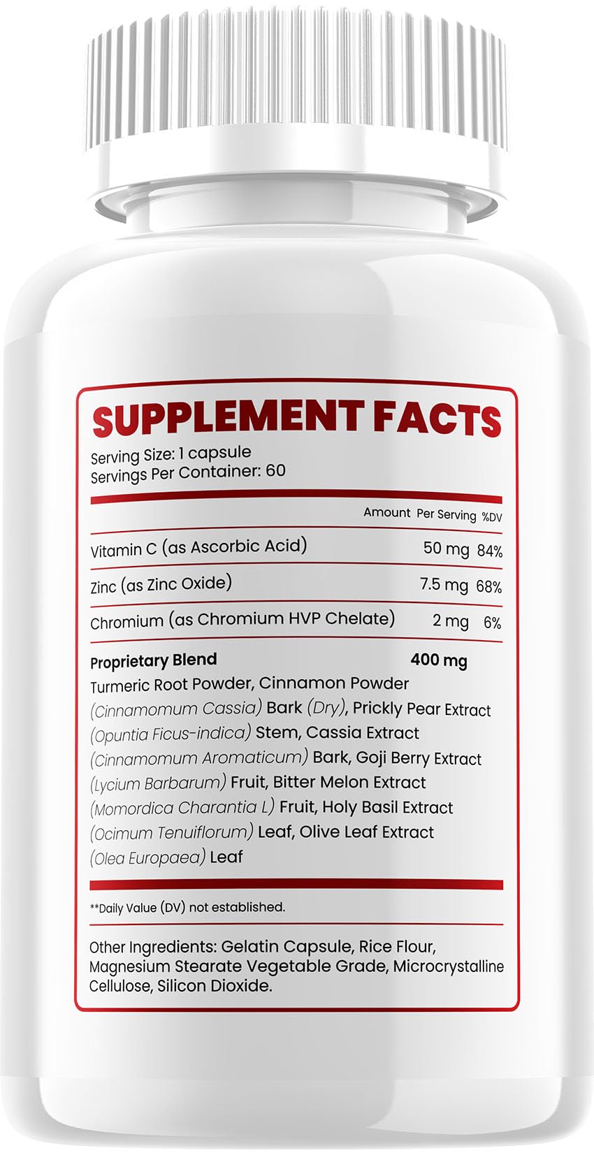 SugarWise Capsules – SugarWise Pro Natural Blend Daily Health Vitamins Supplement (5 Pack - 300 Capsules) - TrustMedUSA
