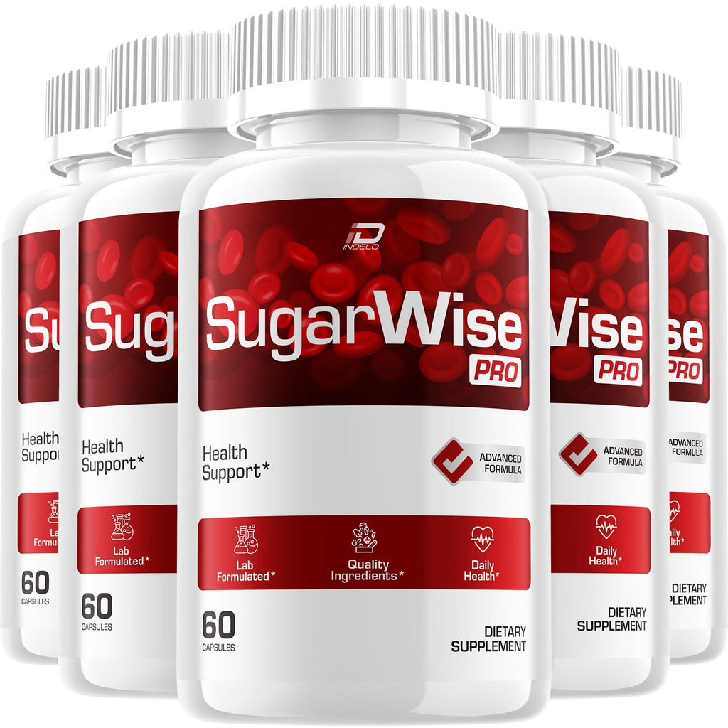 SugarWise Capsules – SugarWise Pro Natural Blend Daily Health Vitamins Supplement (5 Pack - 300 Capsules) - TrustMedUSA