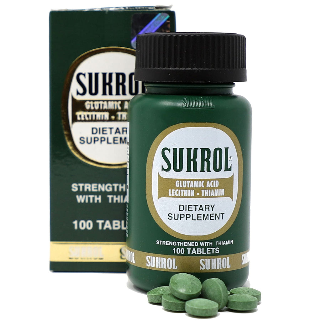 Sukrol, Vitamin, Improve Healthy Brain Function, 100 Tablets, Bottle - TrustMedUSA