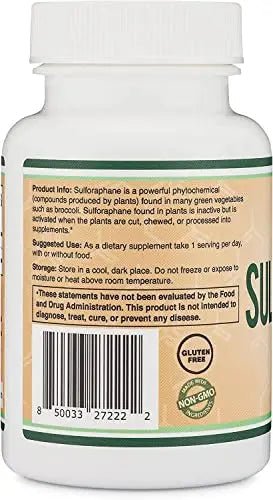 Sulforaphane Supplement - 20mg of Activated and Stabilized Sulforaphane per Serving - TrustMedUSA