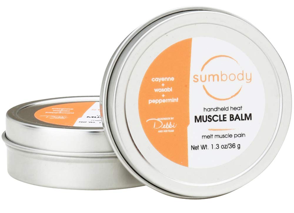 Sumbody Sore Muscles Heat Muscle Balm - Warming & Cooling Muscle Rub for Men and Women, Relaxer Menthol Balm for Body & Joint, Soothing Sore Feet Relief Travel Size, Shoulder Reliever Rub, Made in USA - TrustMedUSA