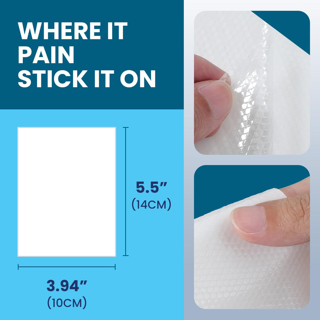 Sumifun 4% Lidocaine Patches, Long Lasting Plaster Patch for Knee, Shoulder, Muscle, Joints with Natural Ingredients, Extended Patch with Lidocaine (Large, Count, 18) - TrustMedUSA