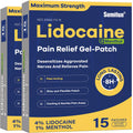 Sumifun 4% Lidocaine Patches Plus 1% Menthol - 30 Counts Maximum Strength OTC Pain Relief Patches for Back Ache Stiff Neck Joint Pain Muscle Soreness Topical Analgesic - TrustMedUSA