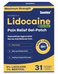 Sumifun Lidocaine Pain Relief Patches - Fast, Targeted Therapy Simple Backache, Soreness, Sprain, Joint Pain with Maximum Strength 4% Lidocaine and 1% Menthol (Large, Count, 31) NDC 83602-172-31 - TrustMedUSA
