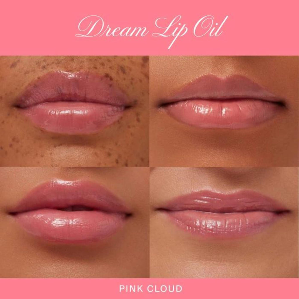 Summer Fridays Dream Lip Oil - Hydrating Tinted Lip Gloss Oil - Non-Sticky Formula with Skincare Benefits for Long-Lasting Softness + Shine - Effortless Beauty Gifts - Pink Cloud (0.15 Oz) - TrustMedUSA