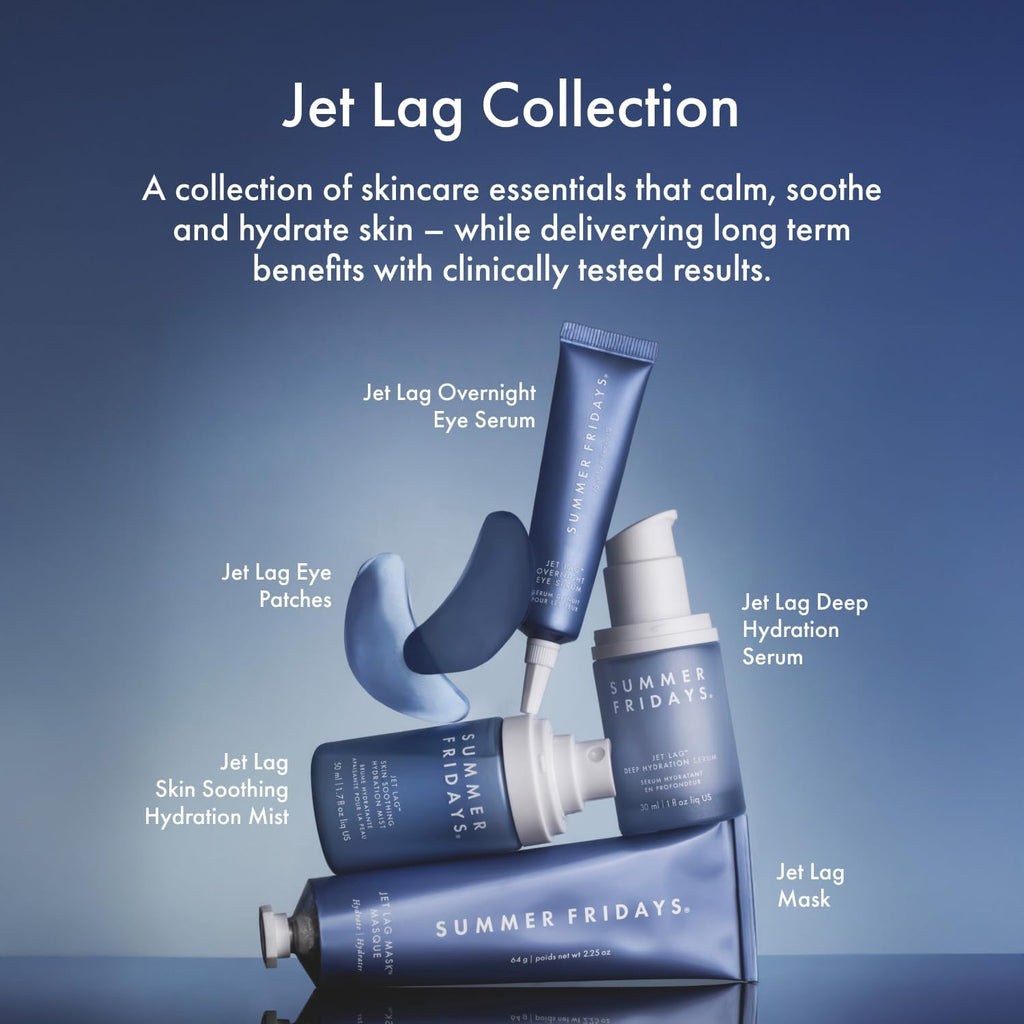 Summer Fridays Jet Lag Mask - Hydrating Face Moisturizer + Mask - Enriched with Hyaluronic Acid, Niacinamide, Glycerin + Antioxidants Helps Nourish Skin for a Renewed + Radiant Complexion (2.25 Oz) - TrustMedUSA
