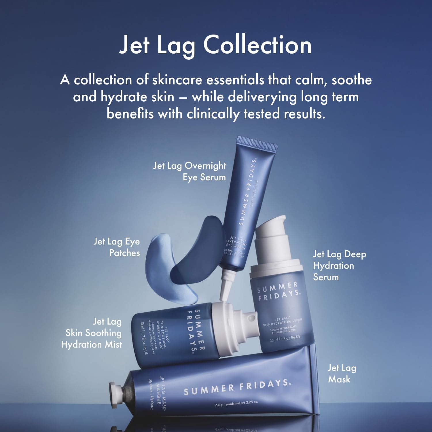 Summer Fridays Jet Lag Mask - Hydrating Face Moisturizer + Mask - Enriched with Hyaluronic Acid, Niacinamide, Glycerin + Antioxidants Helps Nourish Skin for a Renewed + Radiant Complexion (2.25 Oz) - TrustMedUSA
