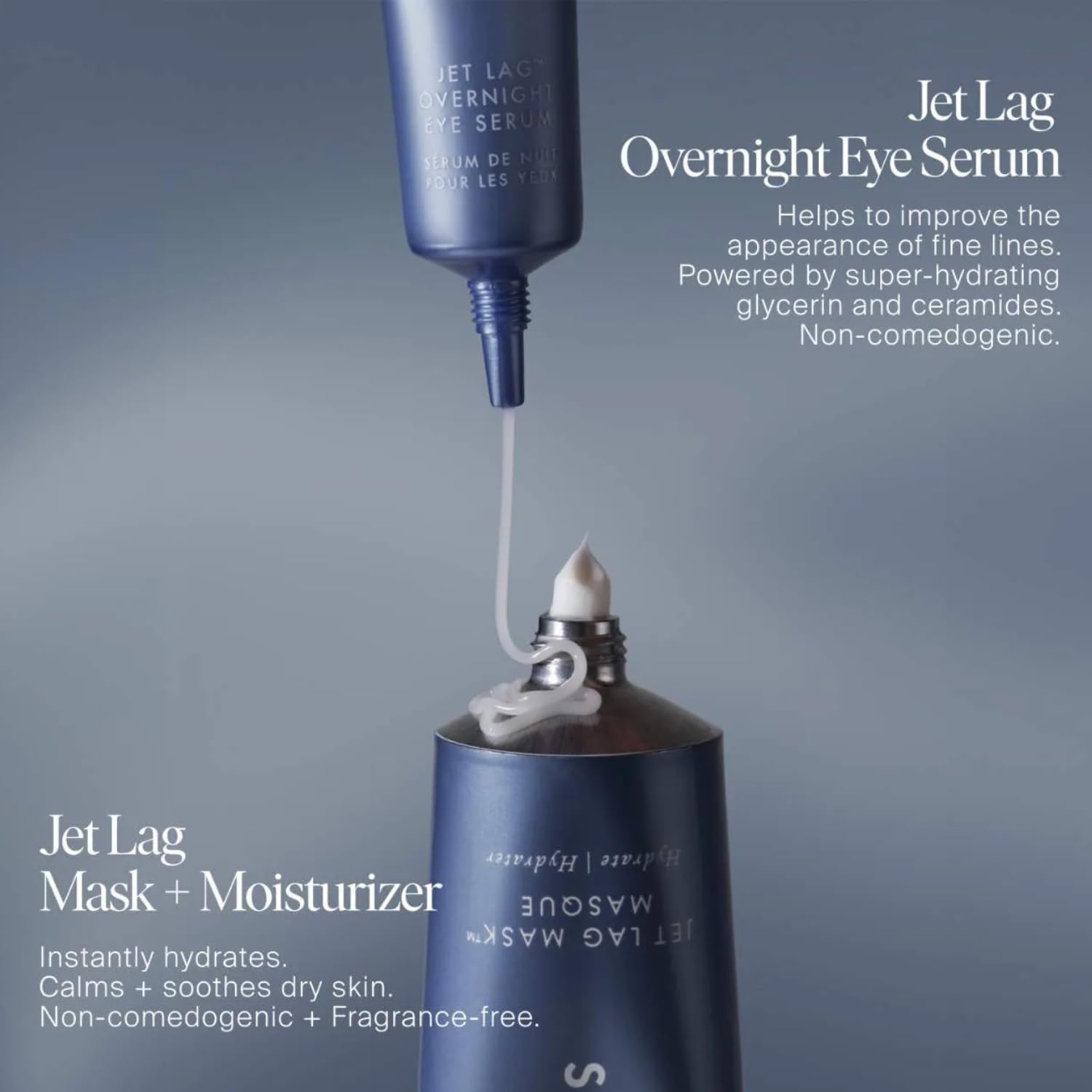 Summer Fridays Jet Lag Overnight Eye Serum - Nourishing Undereye Treatment for Dark Circles - Helps to Hydrate, Smooth, Firm & Depuff - Enriched with Glycerin to Lock in Moisture (0.5 Fl Oz) - TrustMedUSA