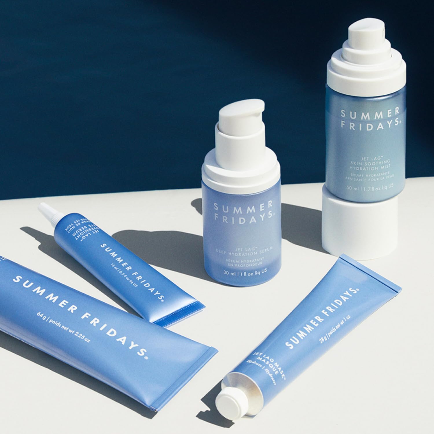 Summer Fridays Jet Lag Skin Soothing Hydration Face Mist - Ultra-Fine Facial Spray & Hydrating Mist to Comfort, Soothe & Help Provide Protective Moisture Barrier Support for Glowing Skin (1.7 Fl Oz) - TrustMedUSA