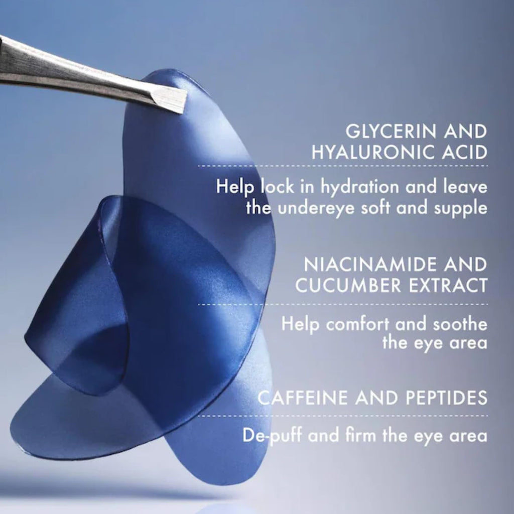 Summer Fridays Jet Lag Under Eye Patches - Hydrating & Depuffing Hydrogel Eye Masks - TrustMedUSA